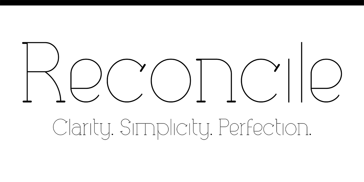 Reconcile, a Slab Serif Font by Calum Adams (Photo 1 of 5)
