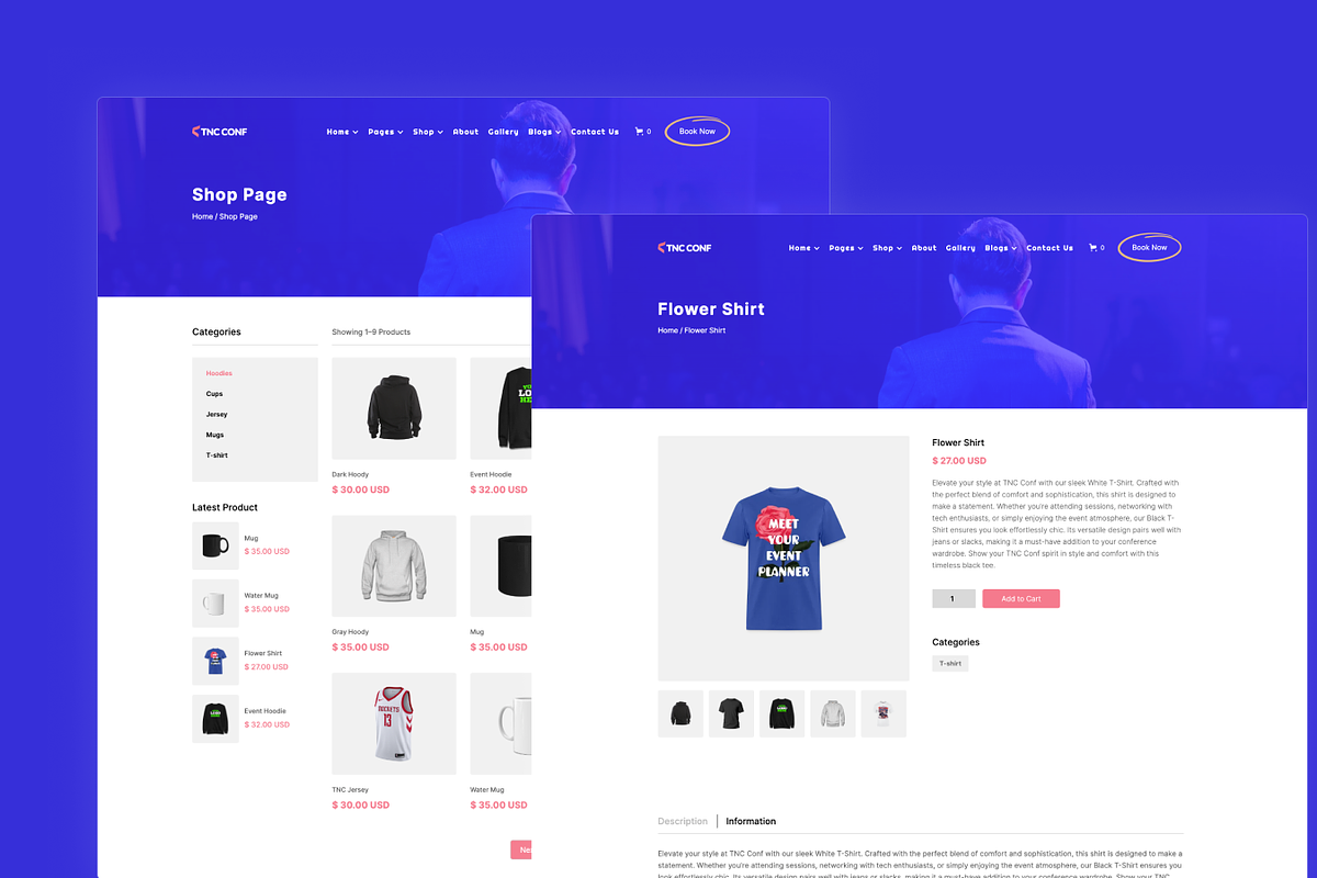 TNC Conf - Event Website Template, a HTML Template by TNCFlow (Photo 3 of 5)