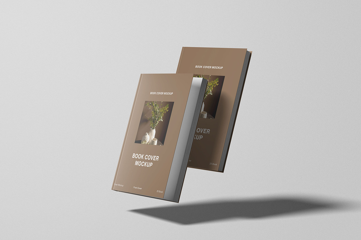Cover Book Mockups, a Books & Magazine Mockup by scribrostudio (Photo 4 of 11)