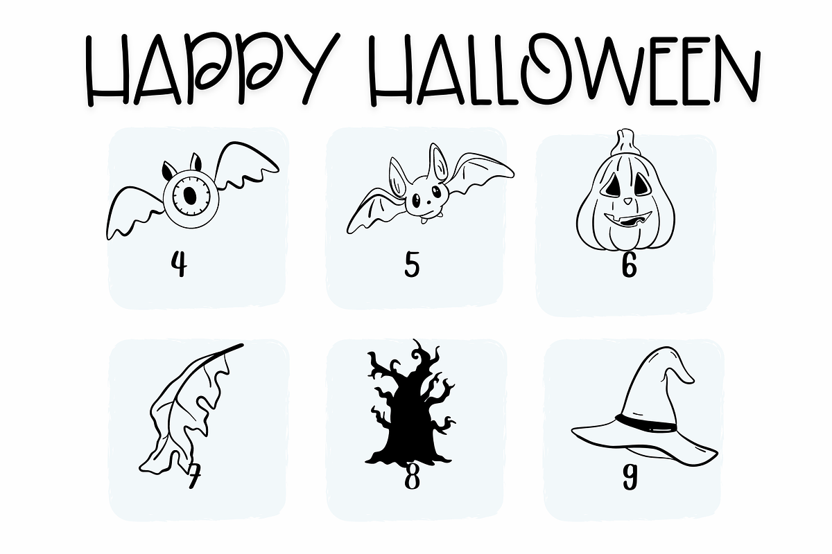 Happy Halloween | Symbols Fonts, a Symbol Font by Sirinart (Photo 8 of 11)