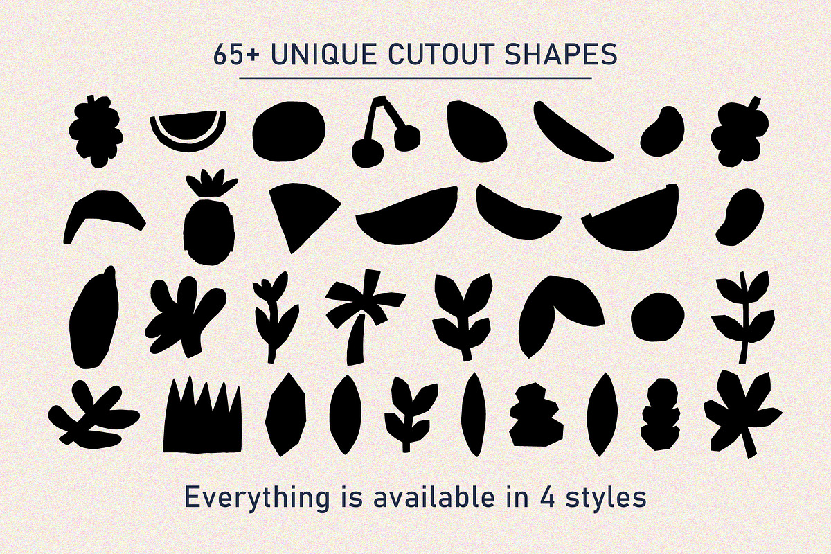 Naive Cutout Shapes Collage Kit, a Graphic by Le.nart (Photo 6 of 8)