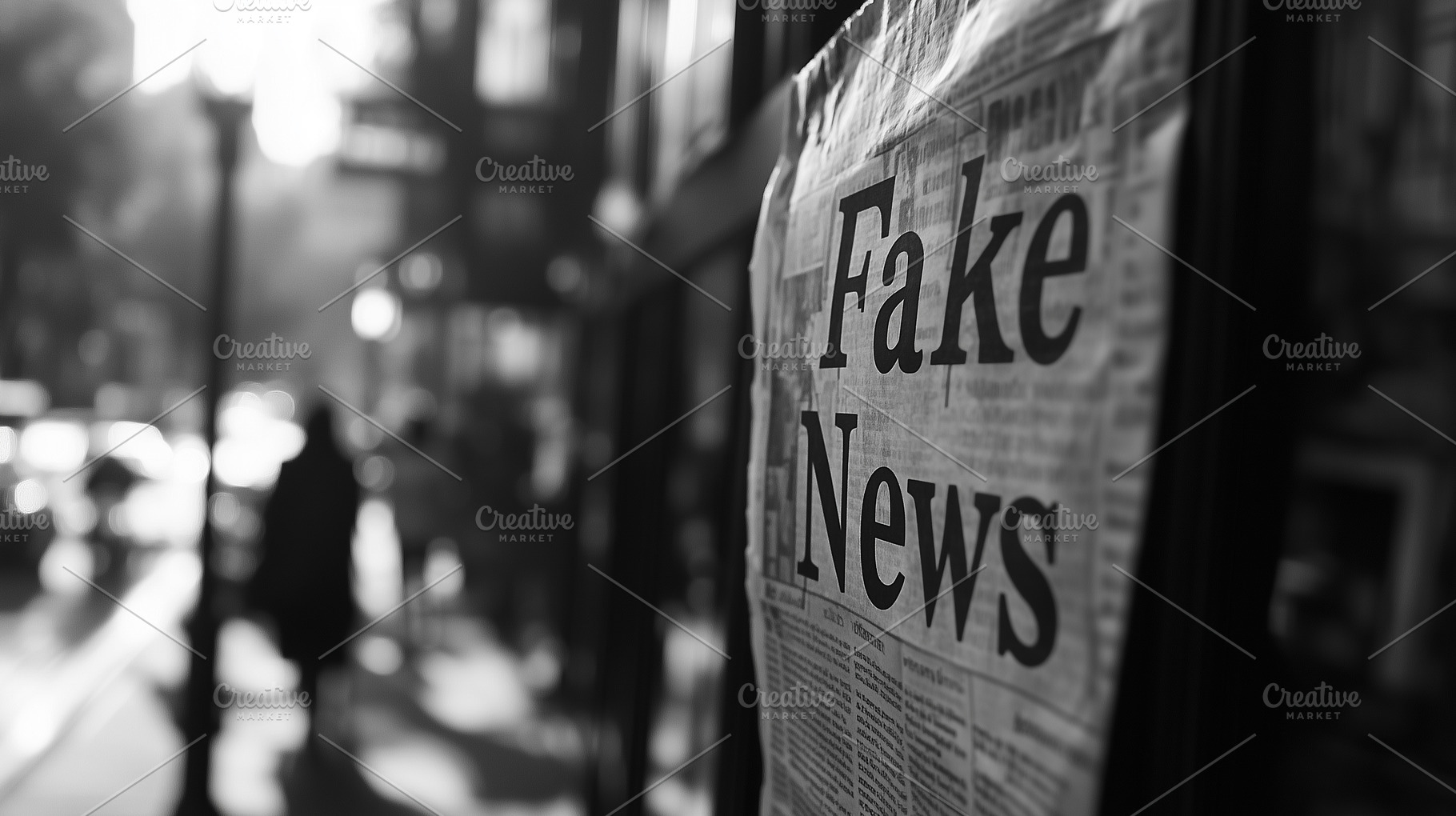 Business newspaper with fake news, a Business Photo by MistyDay