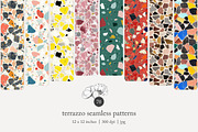 70 terrazzo seamless pattern, a Pattern Graphic by Poppy Lane Studio (Thumbnail 1 of 10)