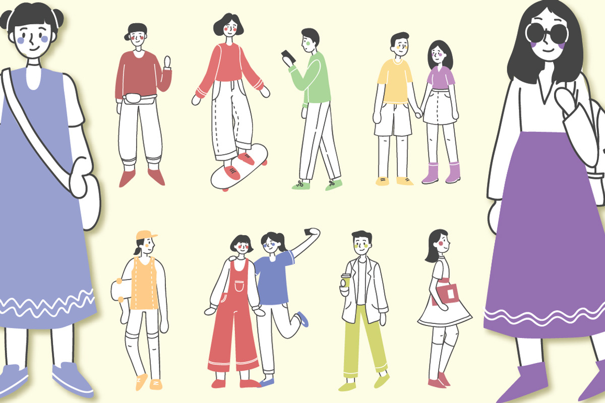 URBAN PEOPLE, a Person Illustration by Virinaflora (Photo 3 of 5)