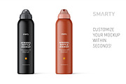 Matte aerosol bottle mockup, a Packaging Mockup by Smarty Mockups (Thumbnail 3 of 5)
