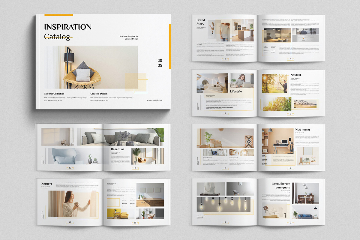 Catalog Template Landscape, a Brochure Template by TemplatesForest