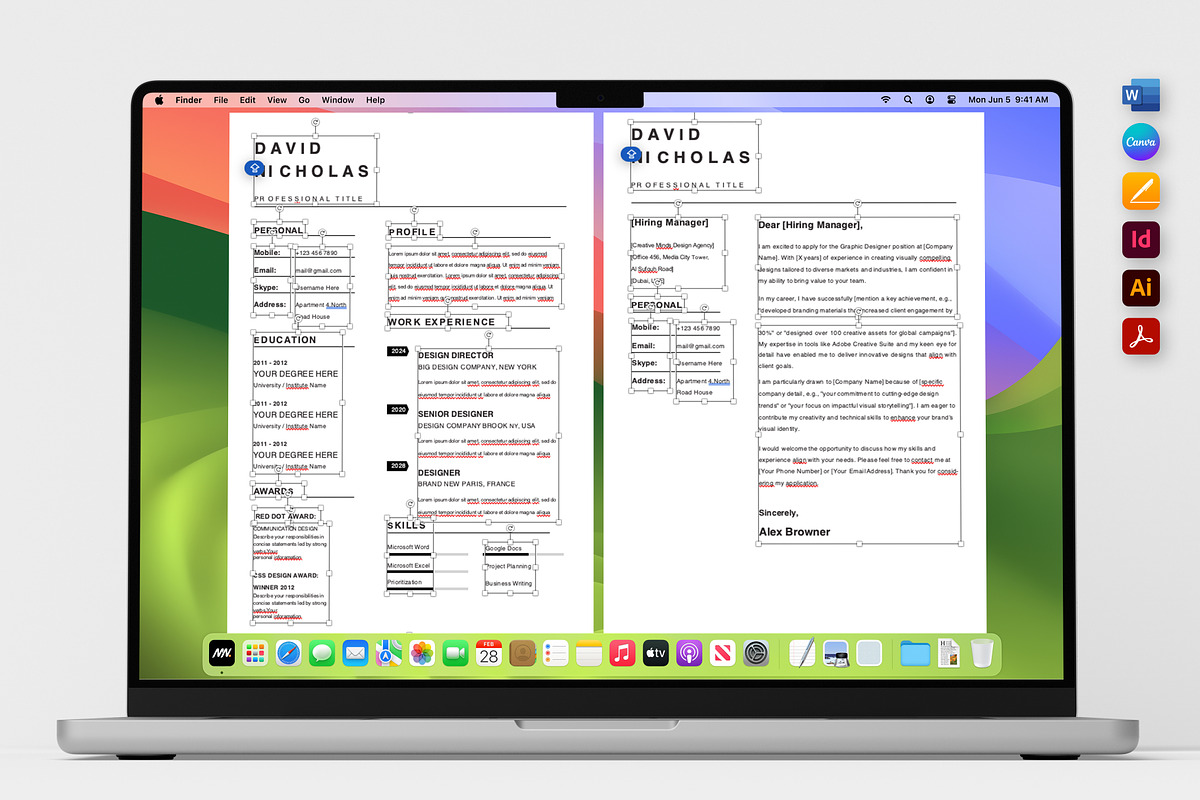 Executive Career Resume, a Resume Template by Nur Designer (Photo 4 of 4)