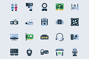 Computer Component Simple Flat Icon, an Icon by TRDesignCreativeStud (Thumbnail 3 of 4)