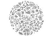 Italian Traditional Pizza Vector, a Food Illustration by Tettygreen (Thumbnail 1 of 3)