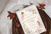 Fairy First Birthday Invitation, an Invitation Template by heynomi (Thumbnail 9 of 18)