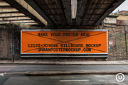 Billboard Poster Mockup, a Print Template by Urban Poster Mockup (Thumbnail 1 of 3)