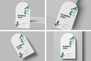 Arched Shape Business Card Mockups, an Advertising Mockup by megostudi0 (Thumbnail 1 of 6)