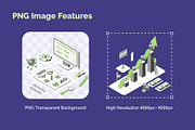 Growth Marketing  3d Isometric View, an Object Graphic by 35lab (Thumbnail 3 of 6)