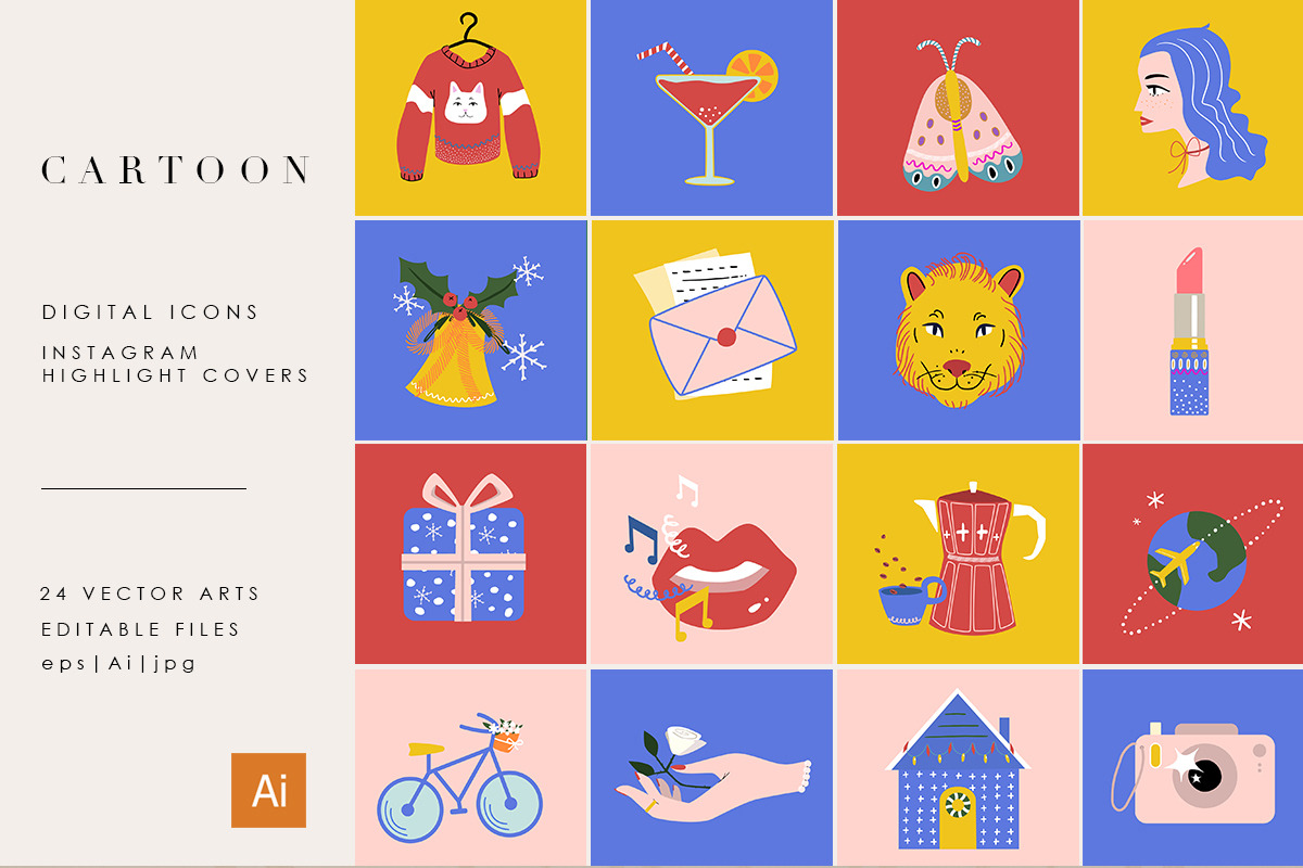 Christmas Holiday Winter Icons, an Icon by NassyArt (Photo 1 of 5)