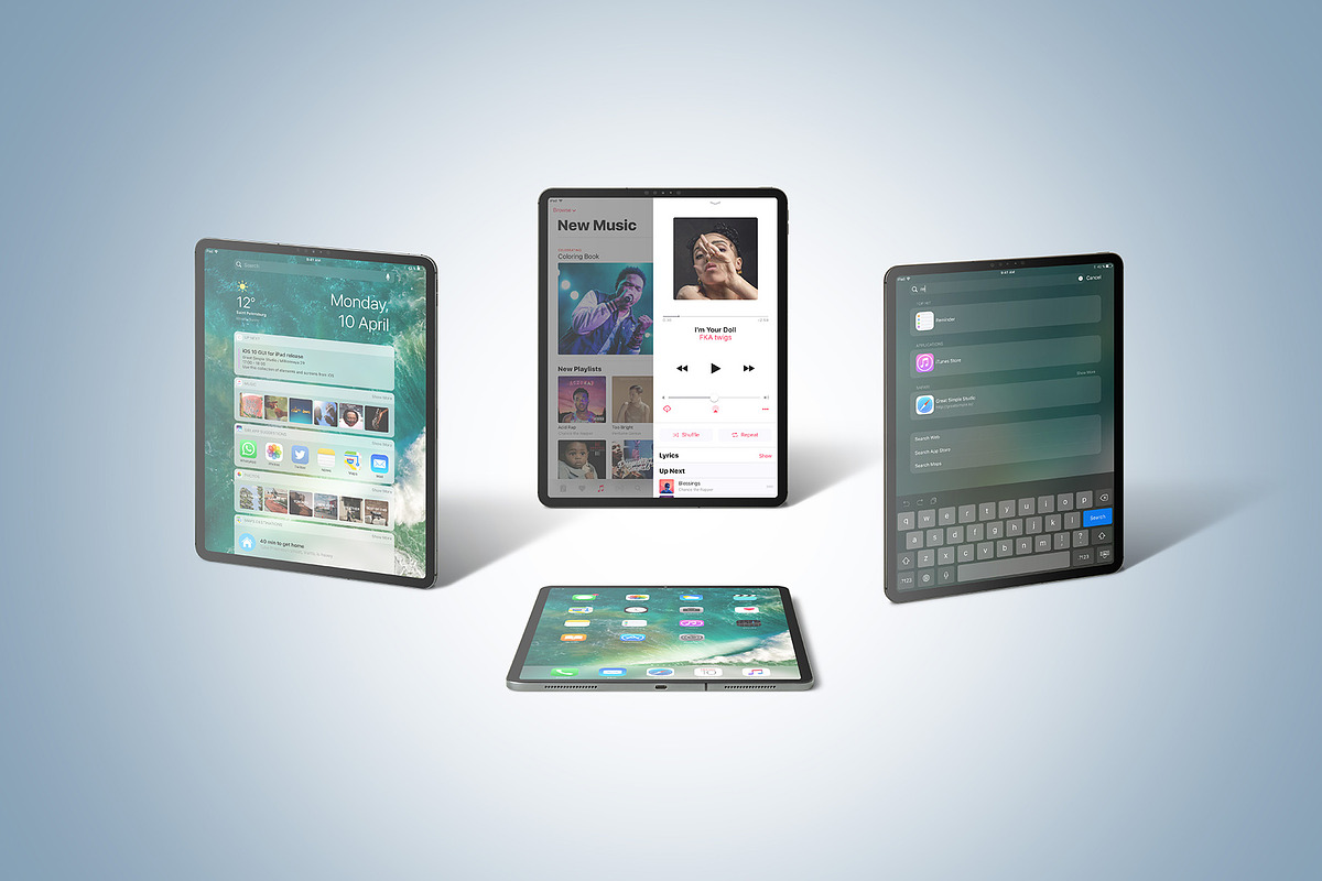 iPad Pro (2018) Mockup, an iPad Mockup by Zabiegala MP (Photo 14 of 15)