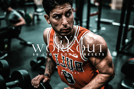 20 Gym & Fitness Lightroom Presets