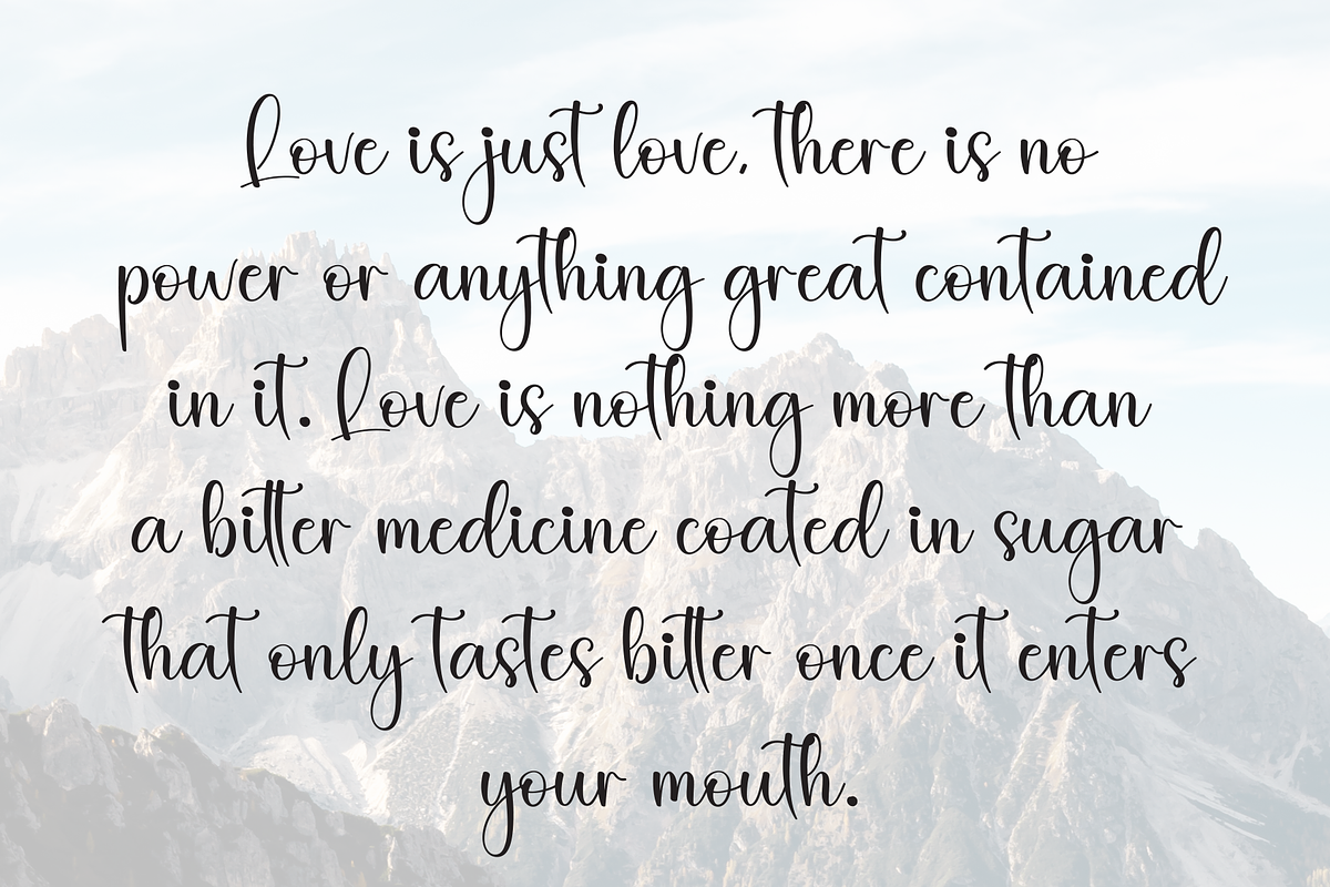 Wildflower | Script Font, a Handwritten Font by Scratchones (Photo 6 of 8)