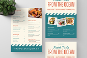 Seafood Restaurant Menu, a Flyer Template by Annora Studio (Thumbnail 4 of 6)