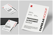 Paper A4 Mockup, an Advertising Mockup by Unerispace (Thumbnail 1 of 5)