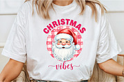 Christmas Vibes Red Santa PNG, an Illustration by DreamCafeArt (Thumbnail 3 of 6)