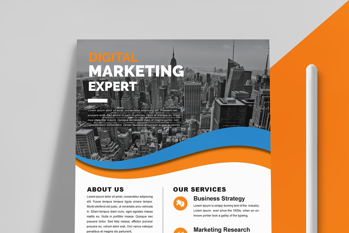 Business Flyer, a Flyer Template by MightyDesign (Photo 1 of 7)