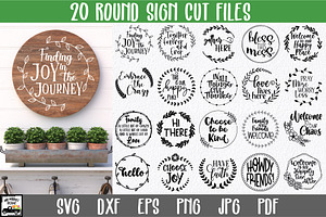 Round Sign SVG Bundle - Volume 2