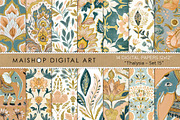 Vintage Indian Heritage Floral Art, a Pattern Graphic by Maishop (Thumbnail 1 of 3)