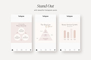 Infographic instagram templates, a Social Media Template by LiliesandBerries (Thumbnail 11 of 17)