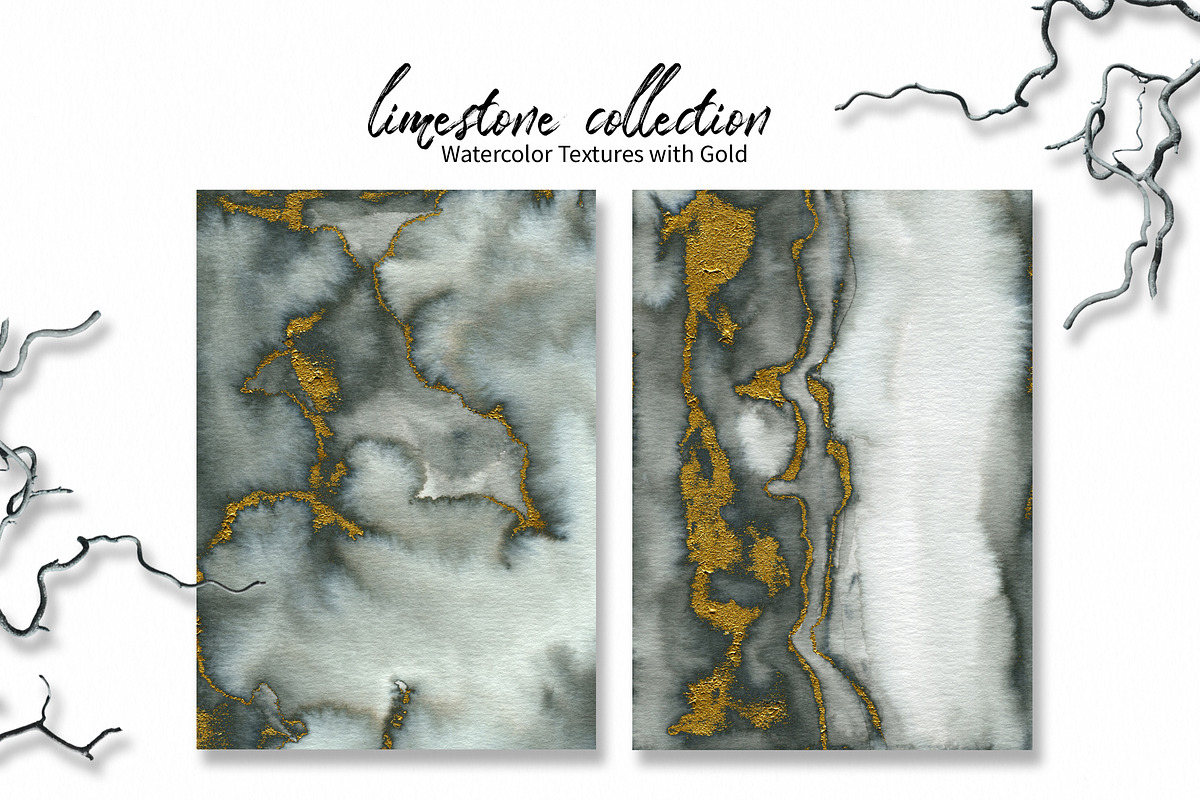 Limestone Watercolor Textures, a Texture Graphic by Marmoris.Arts (Photo 12 of 16)