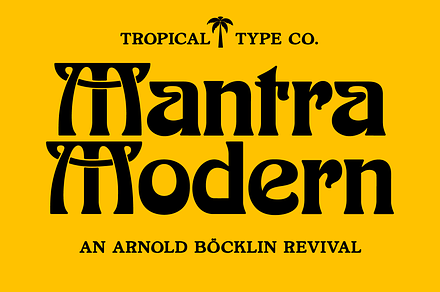 Mantra Modern - Revival Font, a Serif Font by Tropical Type