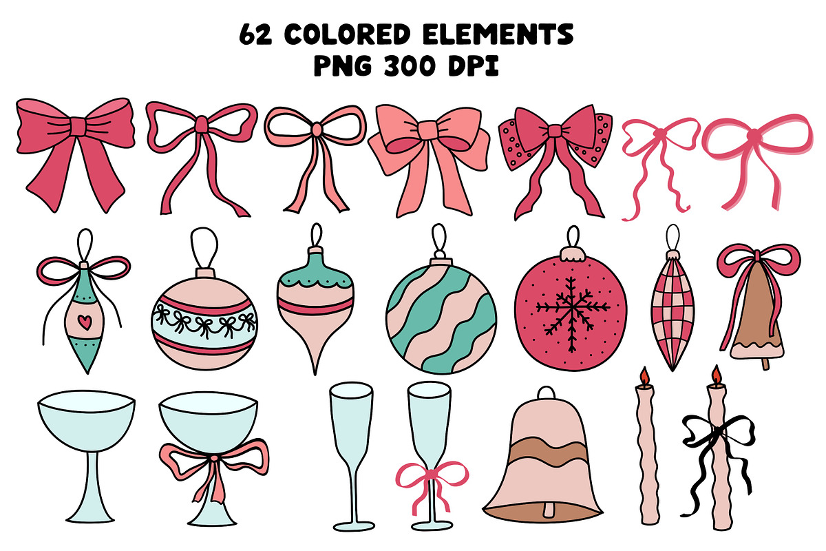 Christmas & Halloween Clipart Bundle, a Graphic by Brush Lab (Photo 5 of 30)