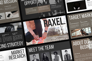 Raxel - Brand Proposal, a Presentation Template by FIBRINOSÄ