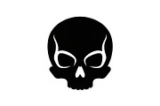Skull & Crossbones Silhouette Vector, an Illustration by jahid234 (Thumbnail 29 of 51)