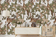 Watercolor Dark Forest Nursery Set, an Animal Illustration by Pati Paints (Thumbnail 5 of 13)