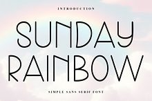 Sunday Rainbow