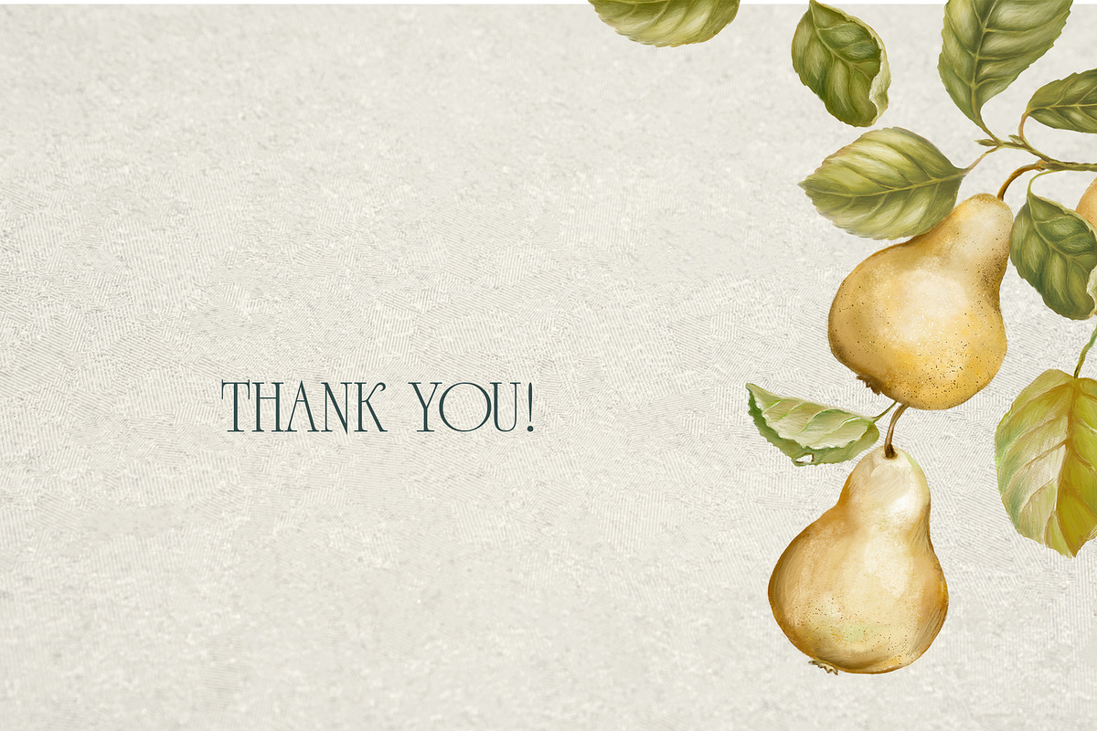 Orchard fruit. Pears and plums, an Illustration by RushkinaAntonina (Photo 4 of 4)