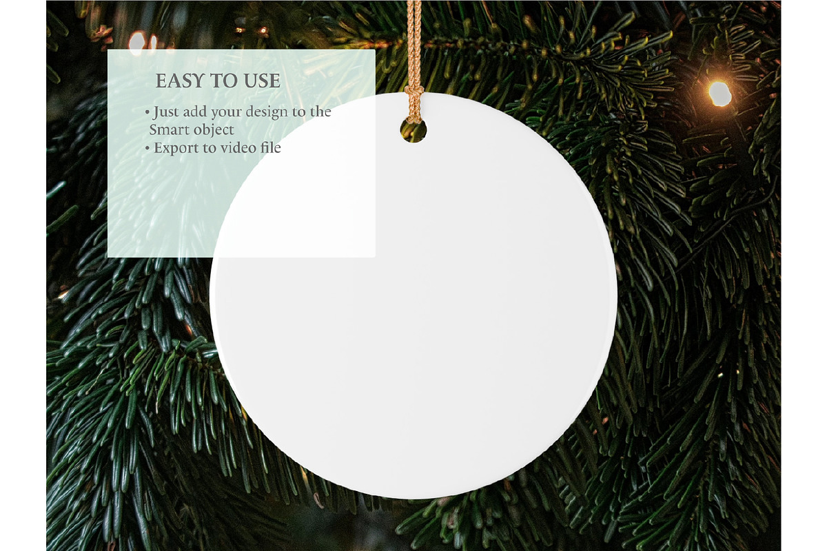 Ceramic Ornament Video Mockup, a Cups & Container Mockup by MockupsBox (Photo 2 of 5)