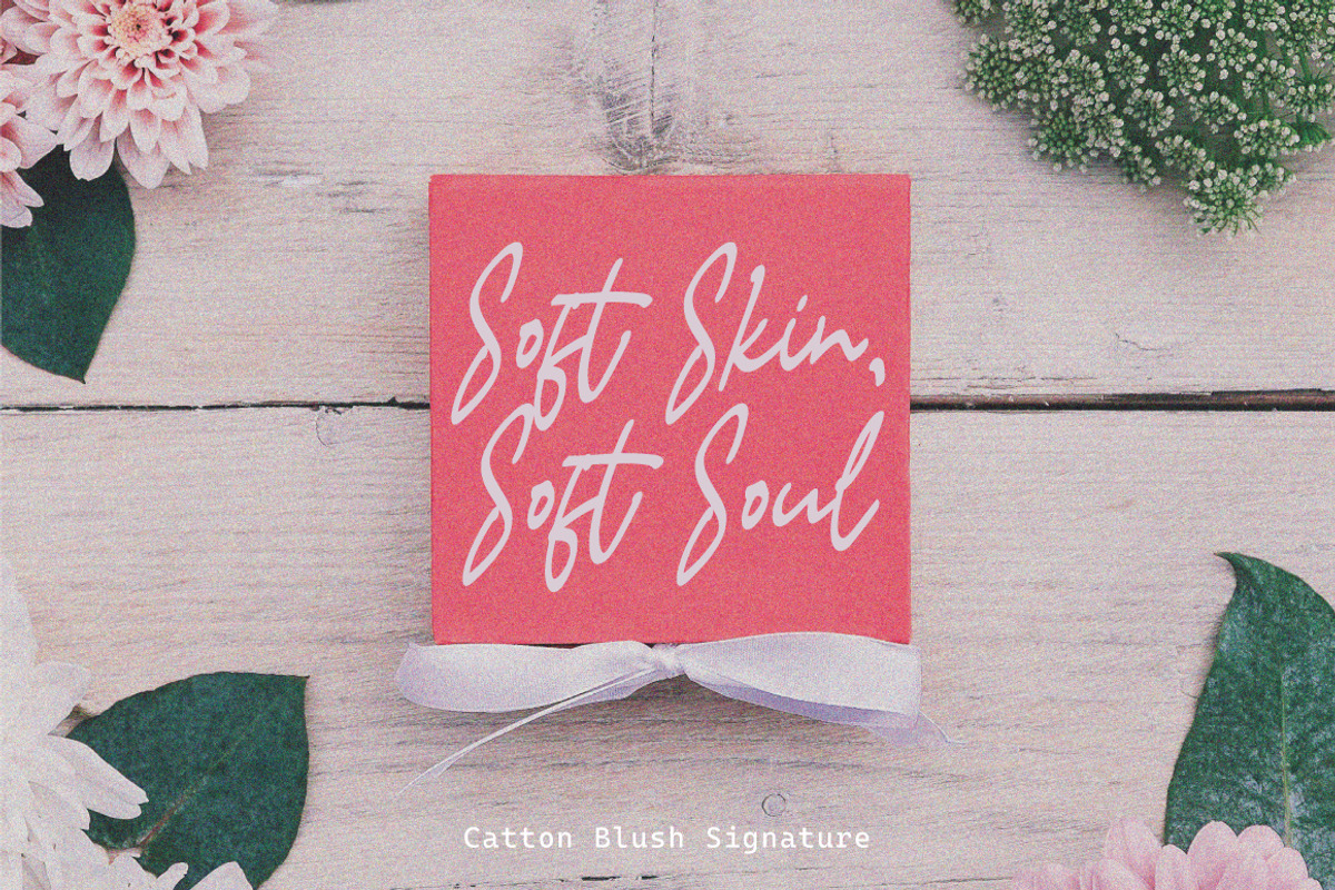 Cotton Blush - Charming Signature, a Handwritten Font by tebaltipislab (Photo 8 of 11)