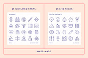 Mega Bundle Vol 6 Line Icons, an Outline Icon by Made by Made (Thumbnail 4 of 10)