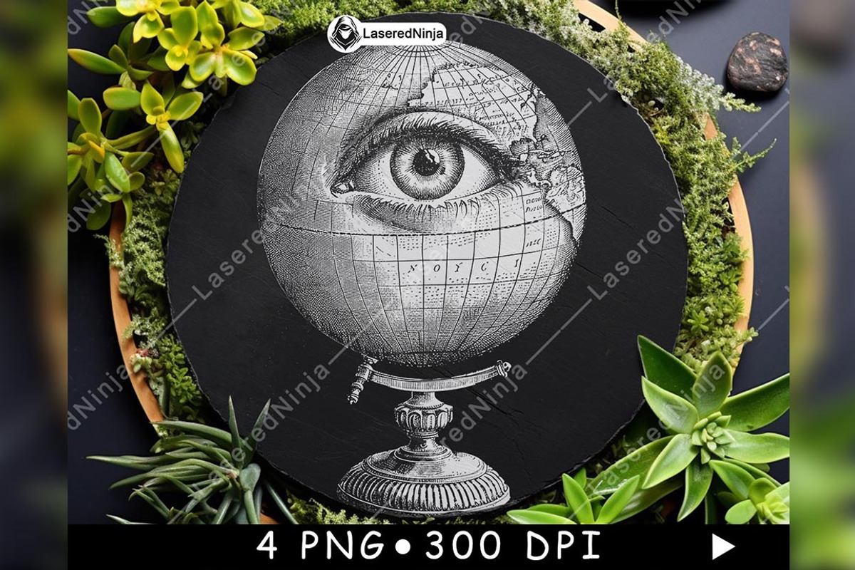 Globe Eye Watcher Geography World, a Background Graphic by LaseredNinja (Photo 5 of 7)