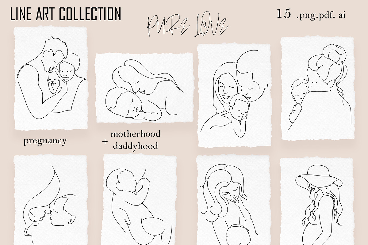 KIDS BUNDLE BOHEMIAN MOOD CLIPART, an Illustration by ArtOLB (Photo 9 of 24)