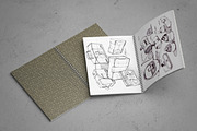 Sketchbook / Notebook Mock-Up, a Print Template by MassDream (Thumbnail 10 of 13)
