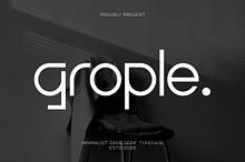 Grople Minimalist Sans Serif