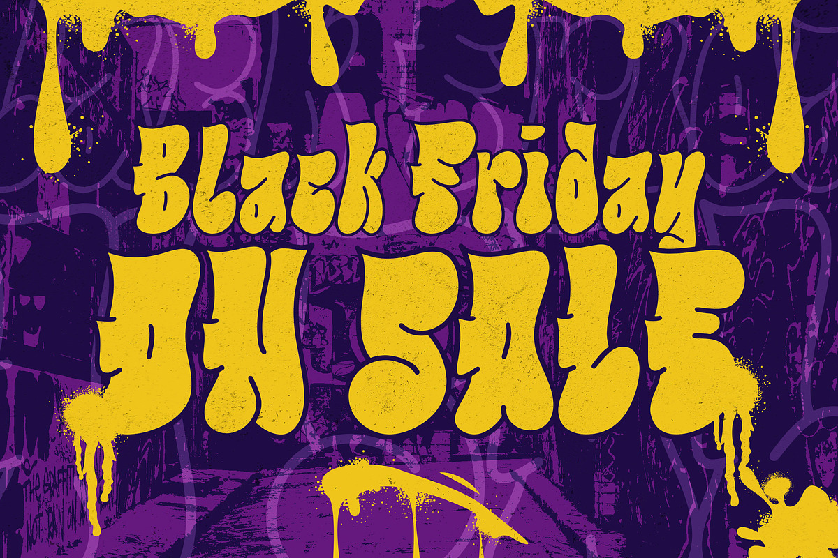 Fiuzz - Bold Bubble Graffiti Font, a Handwritten Font by Youthlabs Studio (Photo 9 of 14)