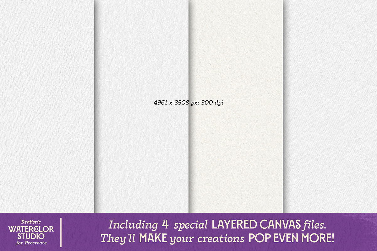 VVDS Realistic Watercolor Studio, a Brush Add-On by Vintage Voyage Supply (Photo 8 of 12)