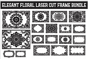 Elegant Floral Border Vector Design., an Illustration by Amazin_art (Thumbnail 1 of 19)