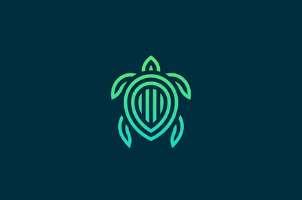 Turtle logo design.