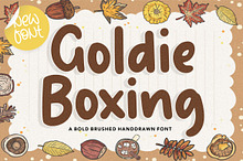 Goldie Boxing - Bold Brushed Font