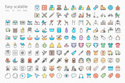 Maternity colored outline iconset, an Outline Icon by LAFS (Thumbnail 2 of 3)