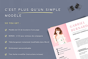 Cv francais, Modèles de CV Simples, a Resume Template by Climbwithelevator (Thumbnail 6 of 7)